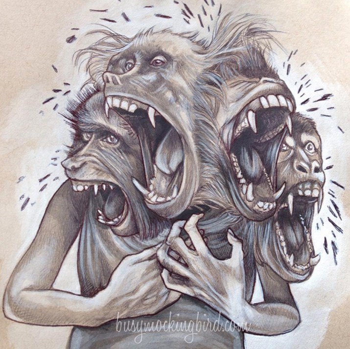 2 one screaming monkey